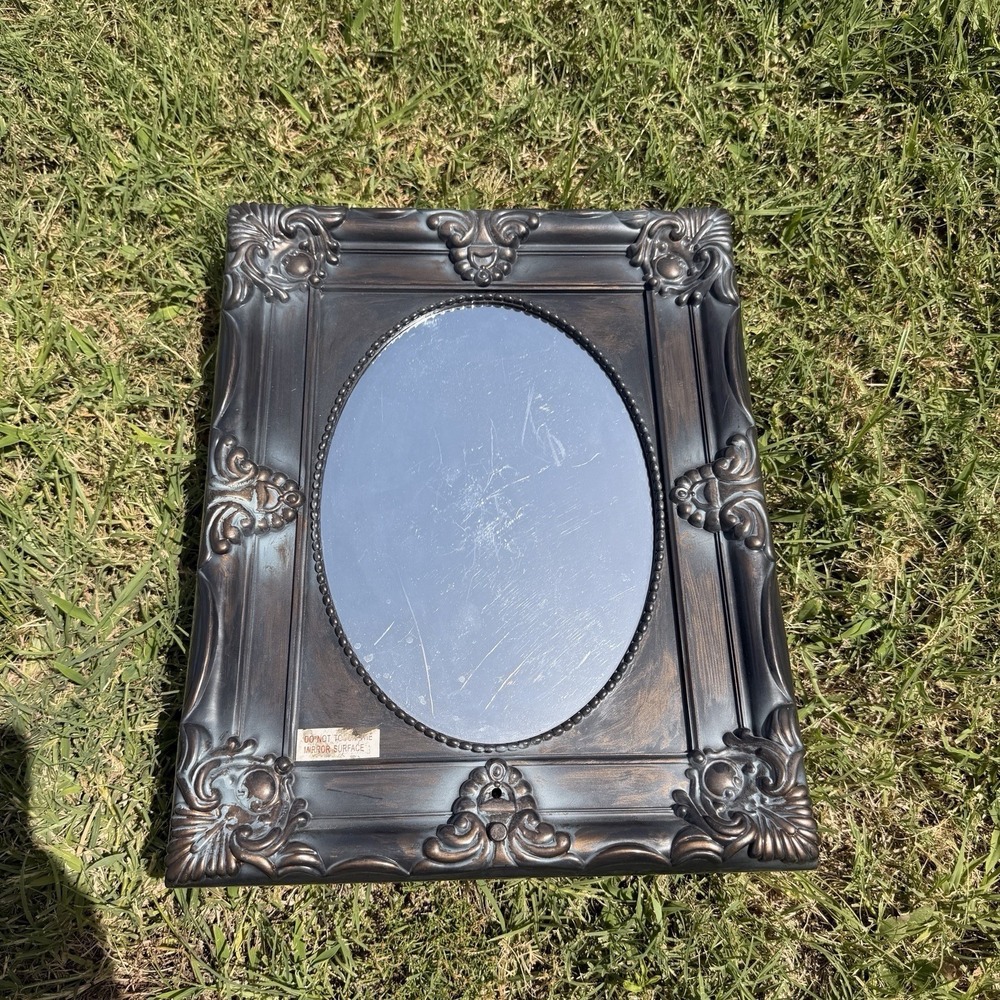 Vintage Gemmy Haunted Portrait Skull Mirror Animated Halloween Tested Working
